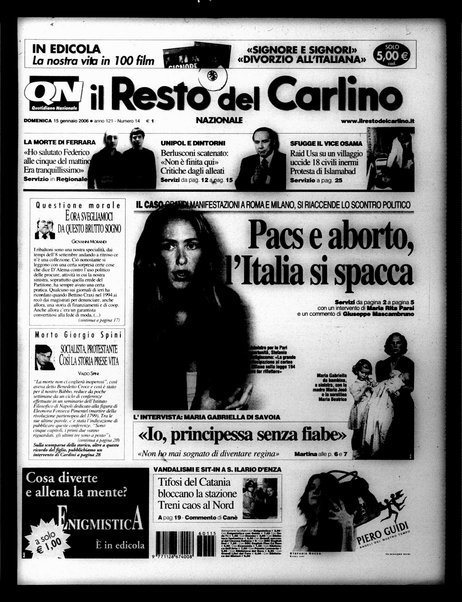 Il Resto del Carlino : giornale dell'Emilia